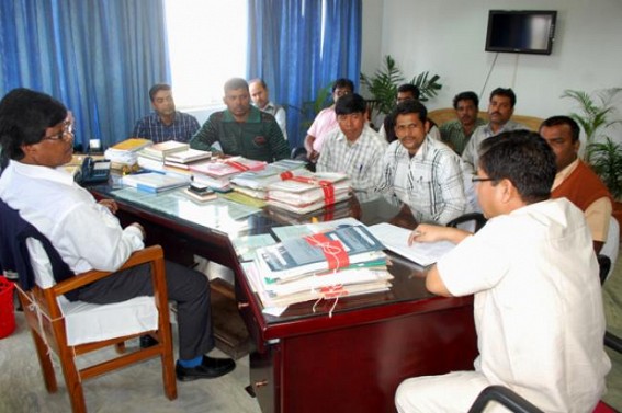 Rural Development minister urged Rega Karmachari Samiti to look after the seven point charter demands